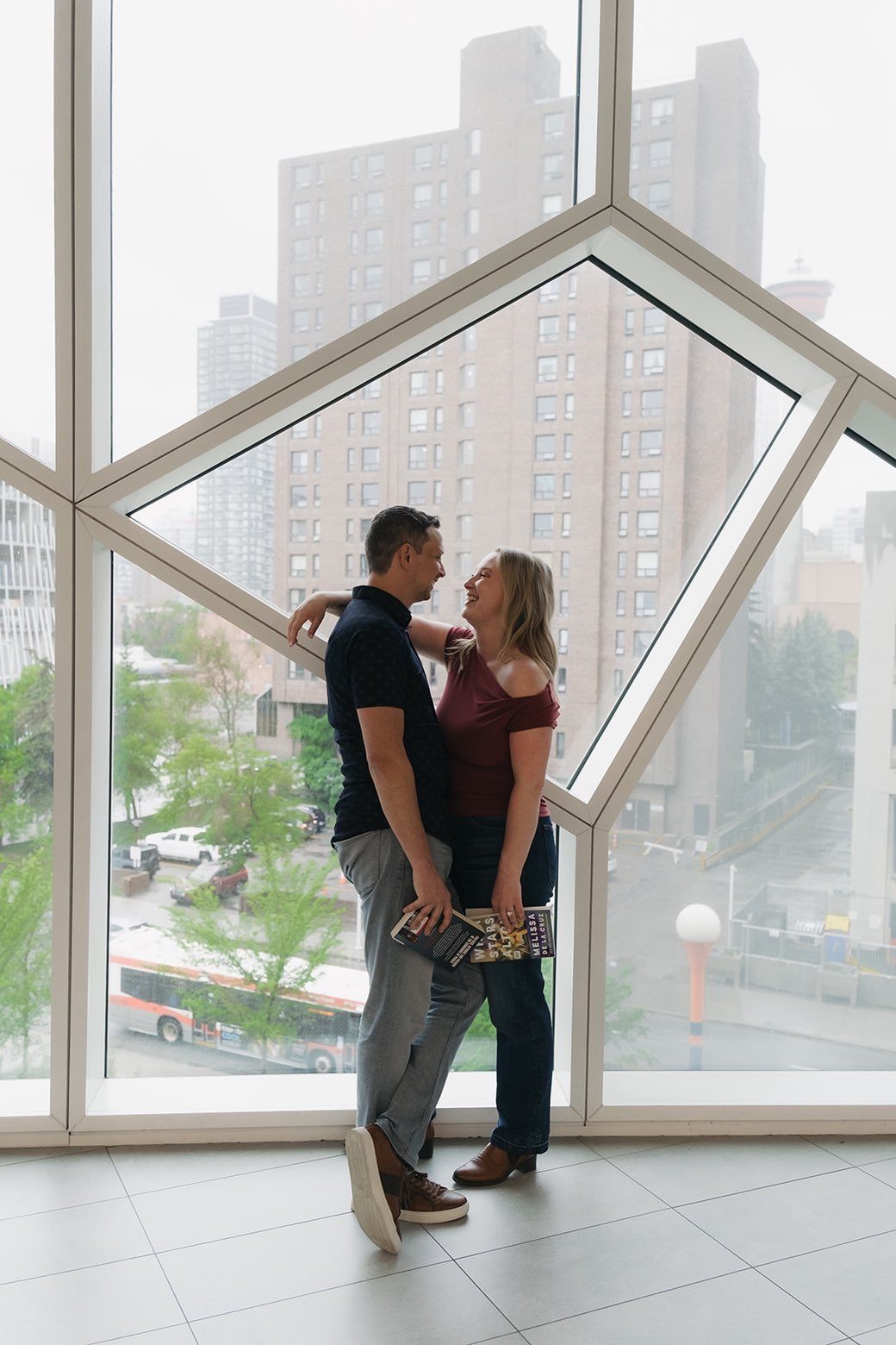 By the window downtown